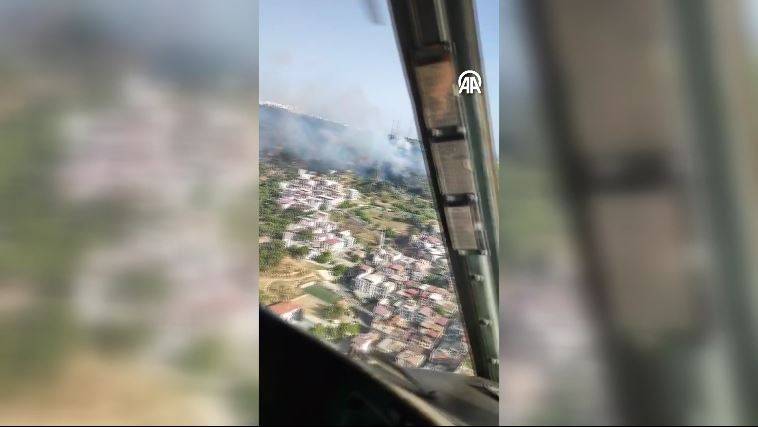 Bornova’da orman yangını 10